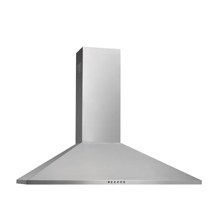 Frigidaire 36-in. Wall-Mount Canopy Range Hood with 3 Speeds, 400 CFM Ventilation FHWC3655LS